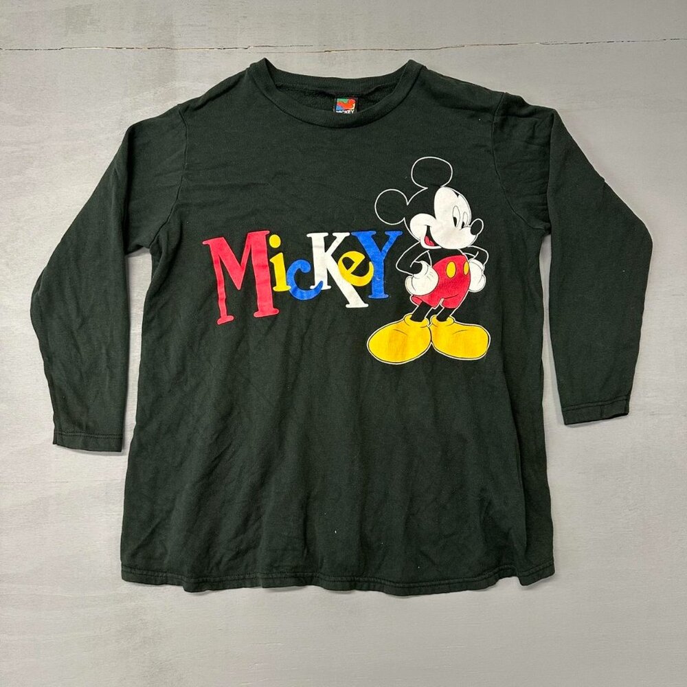Vintage‎ Disney Mickey Mouse Thin Sweater Large